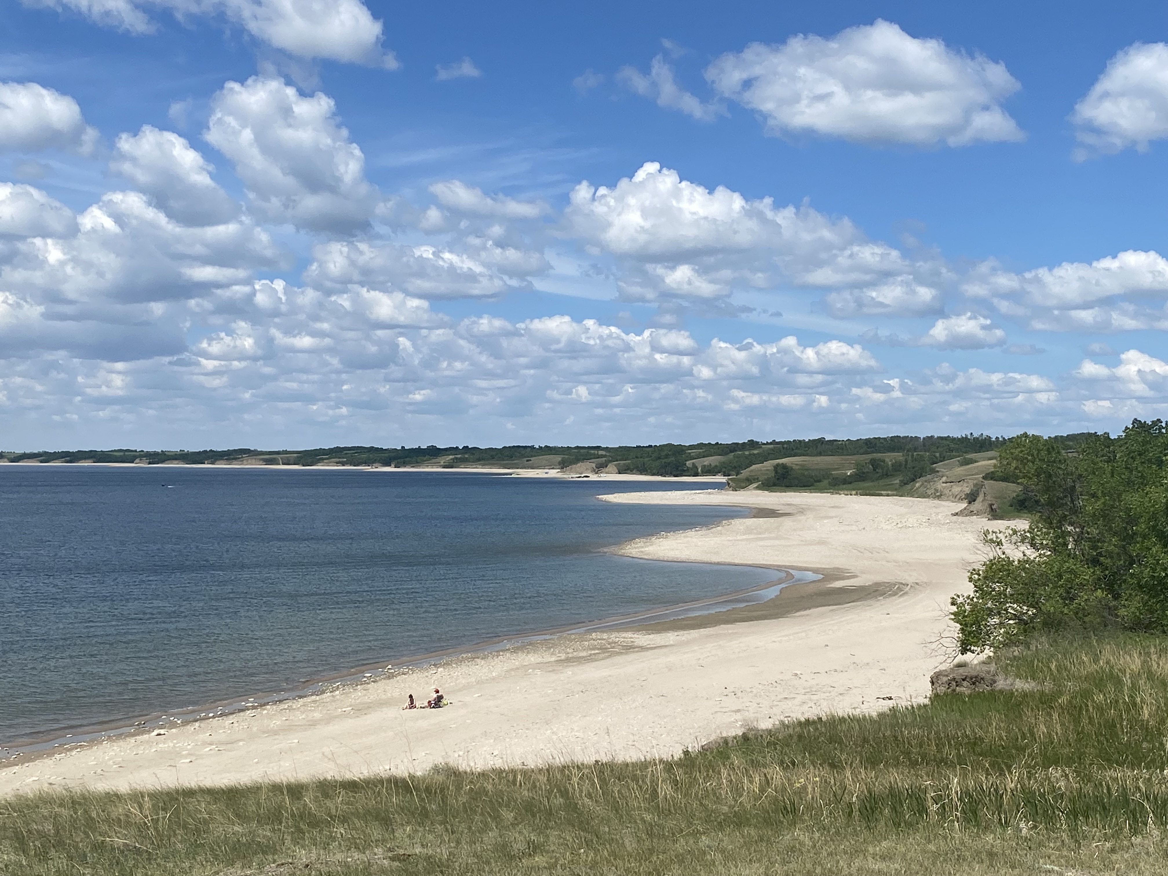 Sandy beach at Lake Diefenbaker